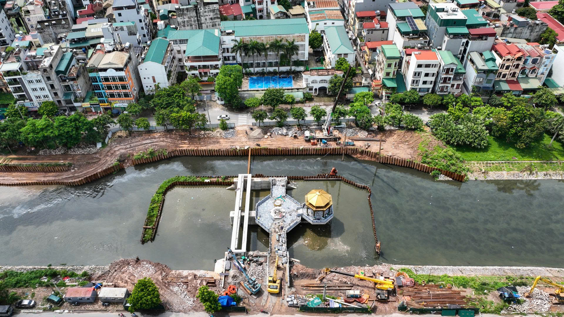 Hà Nội gấp rút 'hồi sinh' sông Tô Lịch - Ảnh 4.
