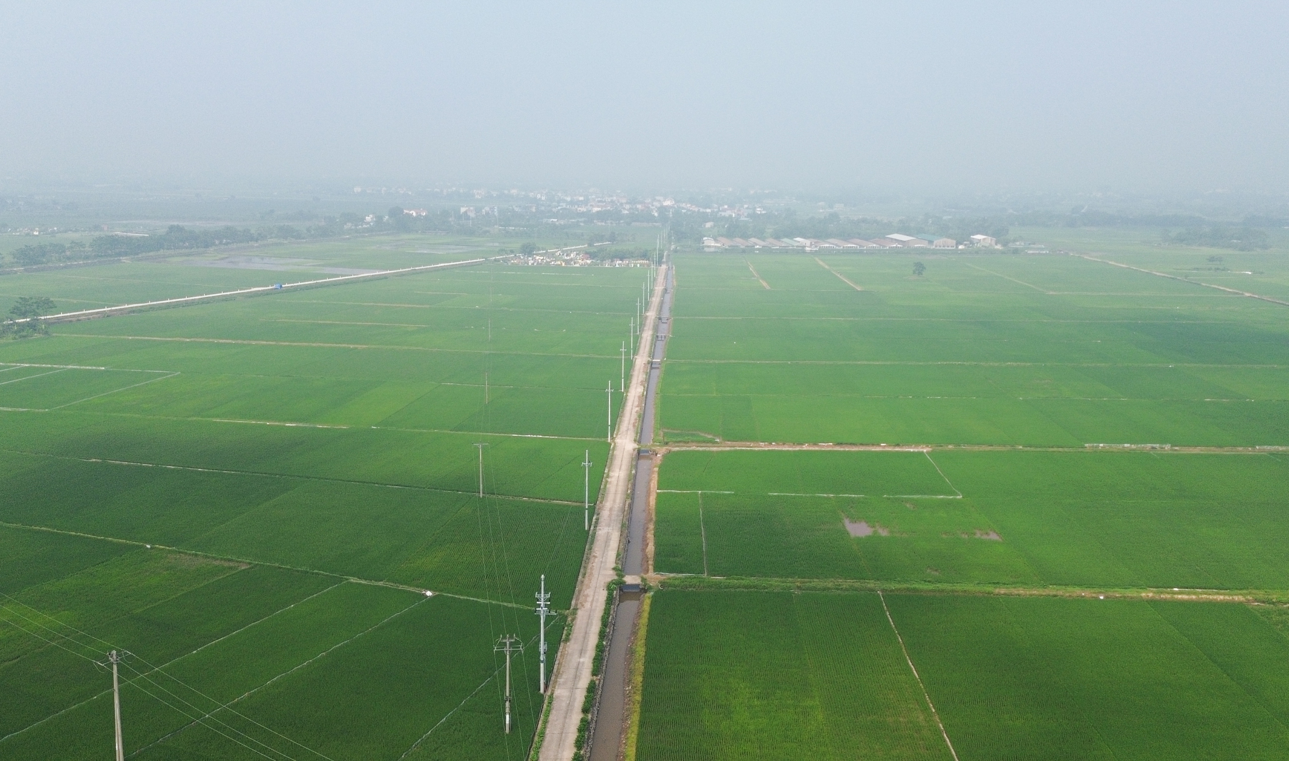 Vùng quê Hà Nội mịt mù trong ngày đứng đầu thế giới về ô nhiễm không khí- Ảnh 3. Vùng quê Hà Nội mịt mù trong ngày đứng đầu thế giới về ô nhiễm không khí- Ảnh 3.