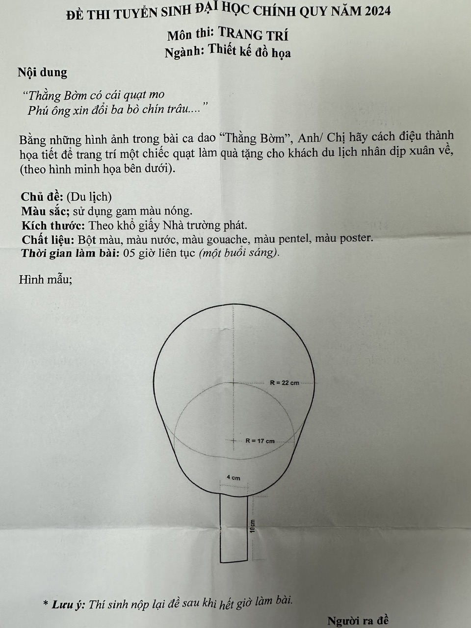 Đề thi 'vẽ mà như văn' của trường kiến trúc được đánh giá hay và độc đáo - Ảnh 3.