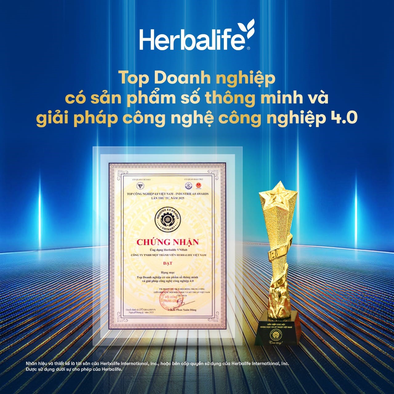 Herbalife Việt Nam đạt giải thưởng ‘Top Công Nghiệp 4.0’ với Ứng dụng Herbalife VNHUB - Ảnh 2.