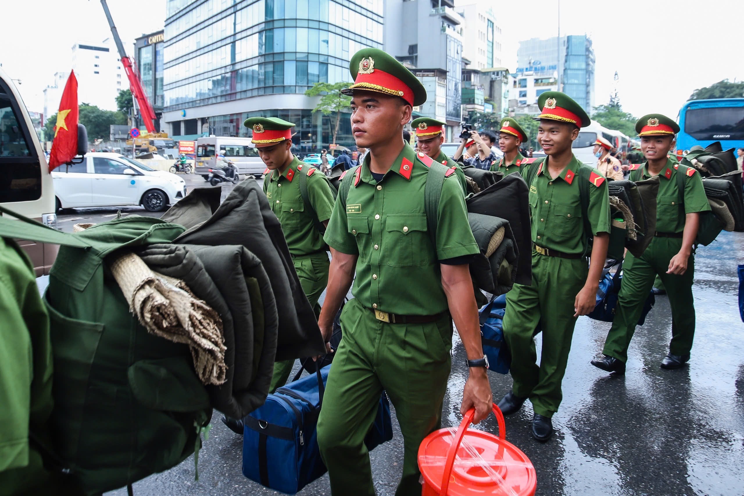 566 chiến sĩ công an đi tàu từ Nam ra Bắc hội quân, chuẩn bị cho A80- Ảnh 6.