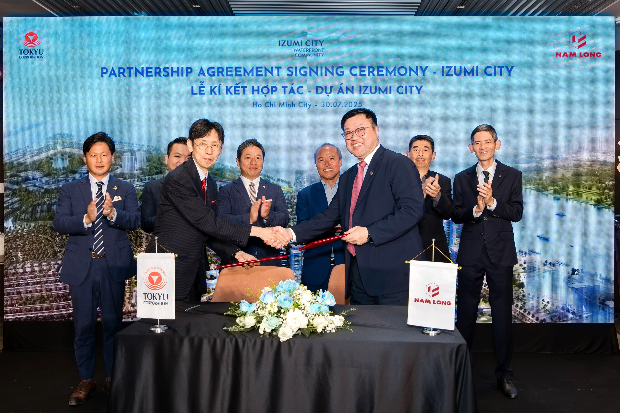 Nam Long đón chào đối tác đầu tư Nhật Bản Tokyu Corporation vào dự án Izumi City- Ảnh 1.