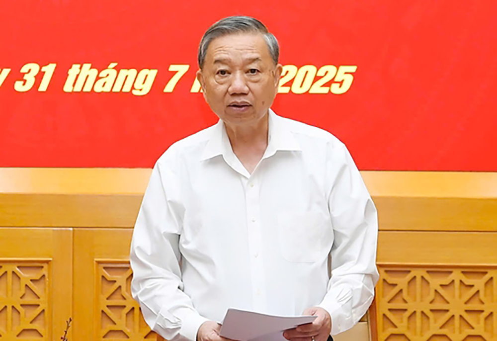 Tổng Bí thư Tô Lâm chủ trì hội nghị Thường vụ Quân ủy T.Ư