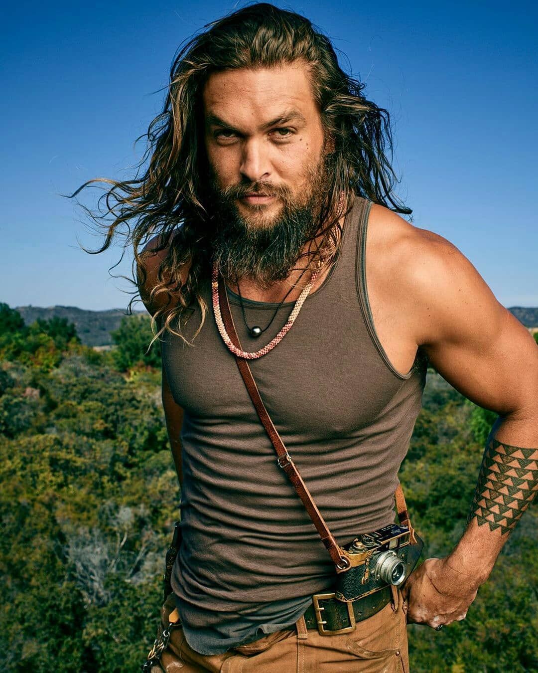 Diện mạo khác lạ của 'Aquaman' Jason Momoa sau lần đầu cạo râu - Ảnh 2.