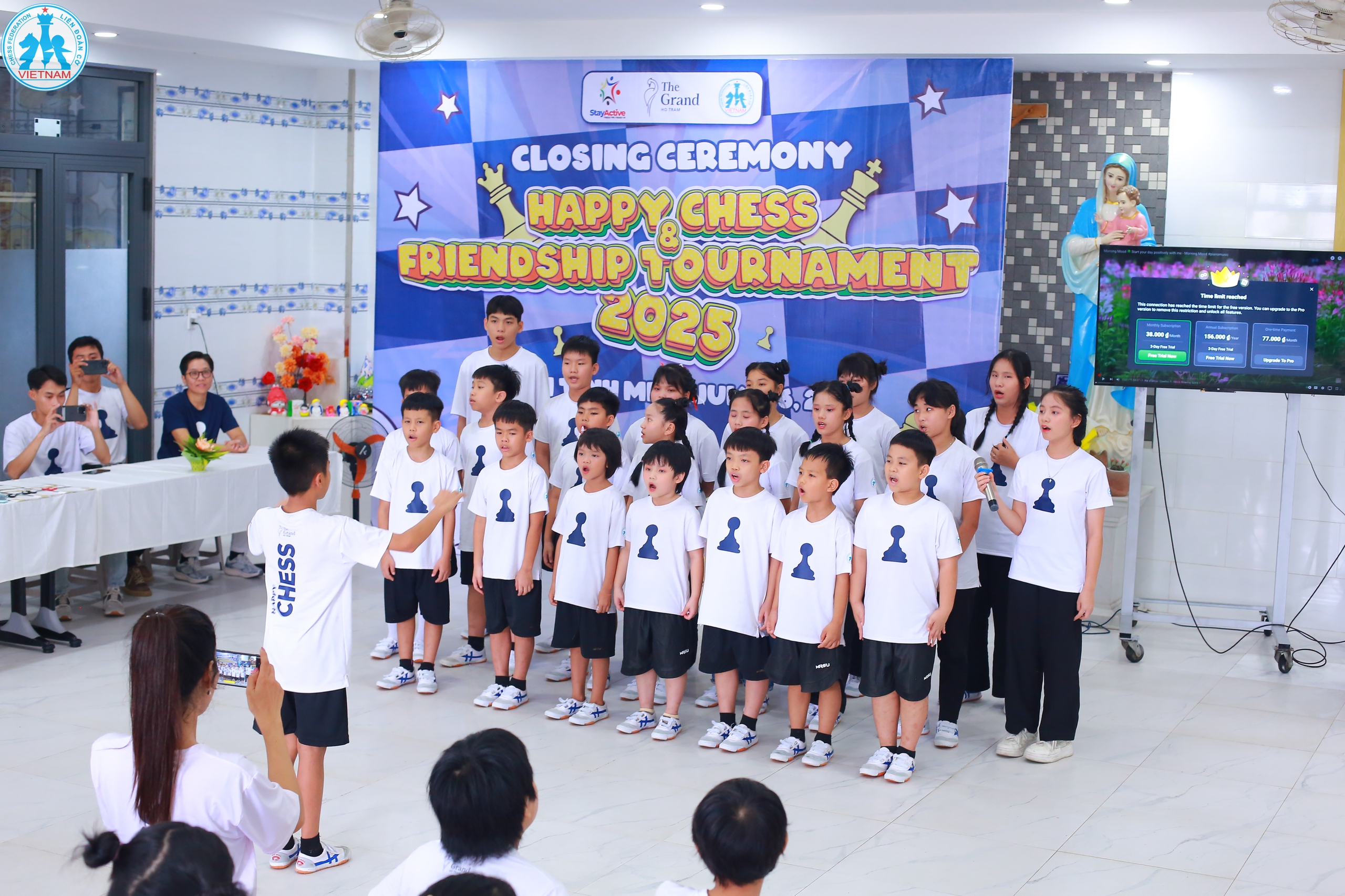 Giải cờ vua Happy Chess & Friendship: Trí tuệ gieo mầm từ yêu thương- Ảnh 3. Giải cờ vua Happy Chess & Friendship: Trí tuệ gieo mầm từ yêu thương- Ảnh 3.