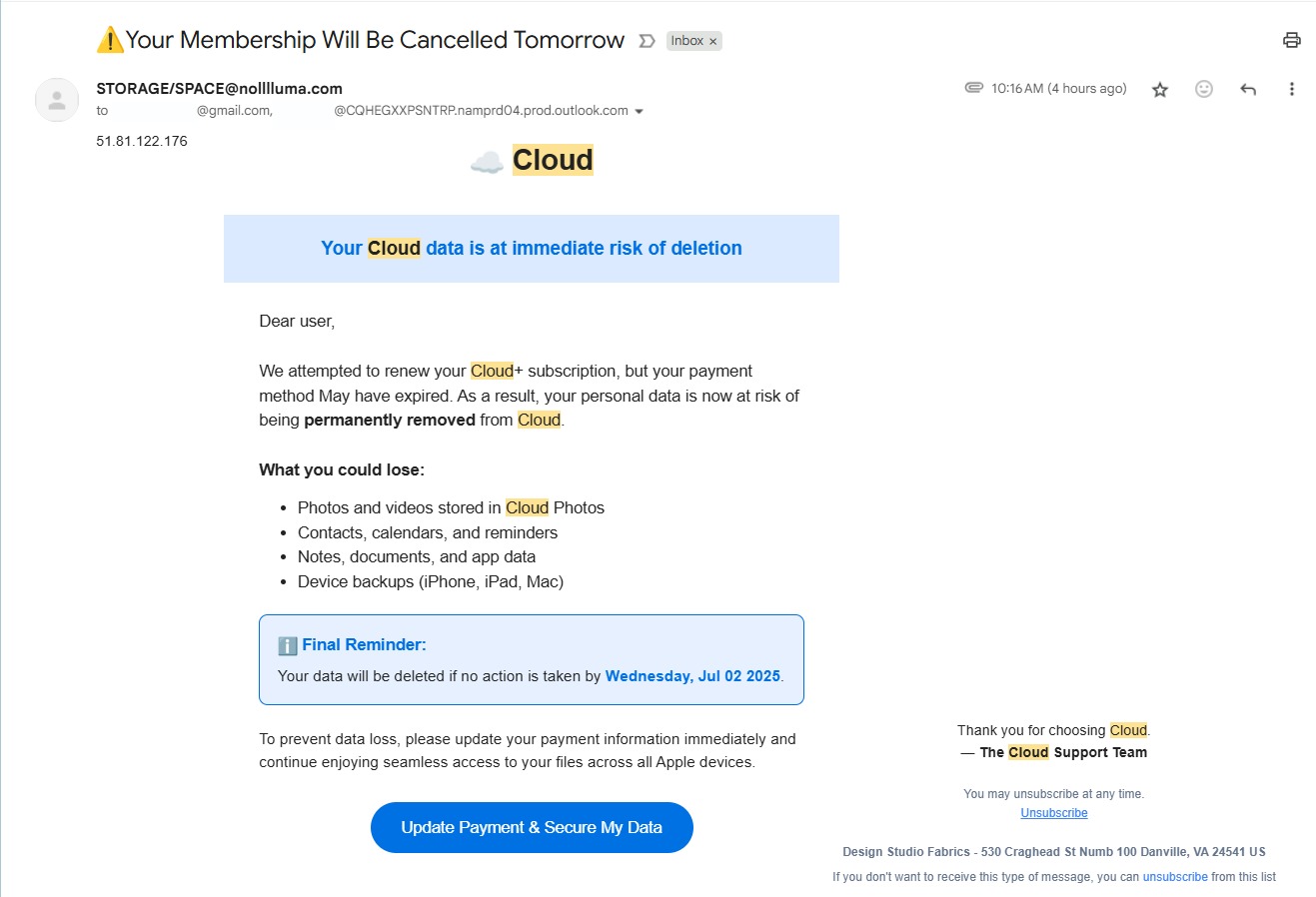 Nhận diện email lừa đảo và cách bảo vệ dữ liệu cá nhân của bạn - Ảnh 1. Nhận diện email lừa đảo và cách bảo vệ dữ liệu cá nhân của bạn - Ảnh 1.