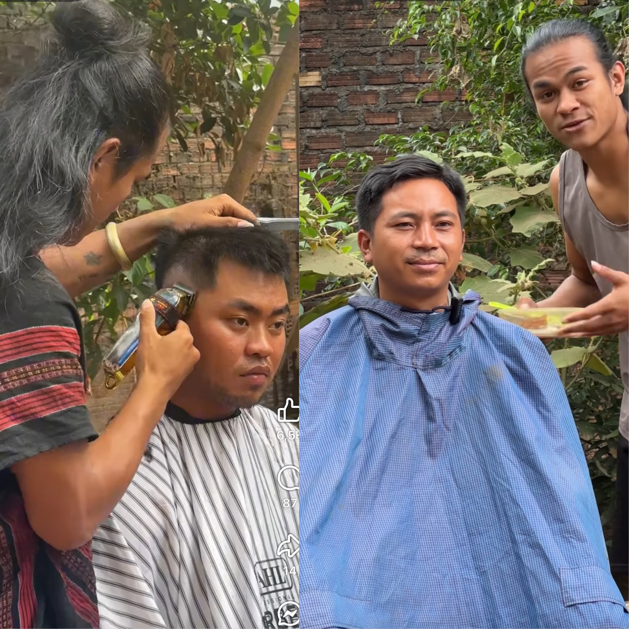 Tiệm cắt tóc ‘nghèo nhất Việt Nam’ của chàng trai Jrai Tiệm cắt tóc ‘nghèo nhất Việt Nam’ của chàng trai Jrai