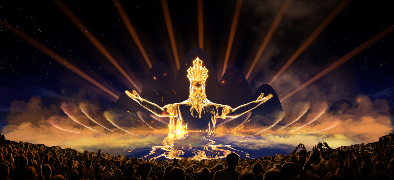 Rancangan langsung 'Epic of Au Lac' menarik ribuan penduduk tempatan dan pelancong - Foto 2. Show thực cảnh 'Sử thi Âu Lạc' thu hút hàng ngàn người dân và du khách - Ảnh 2.