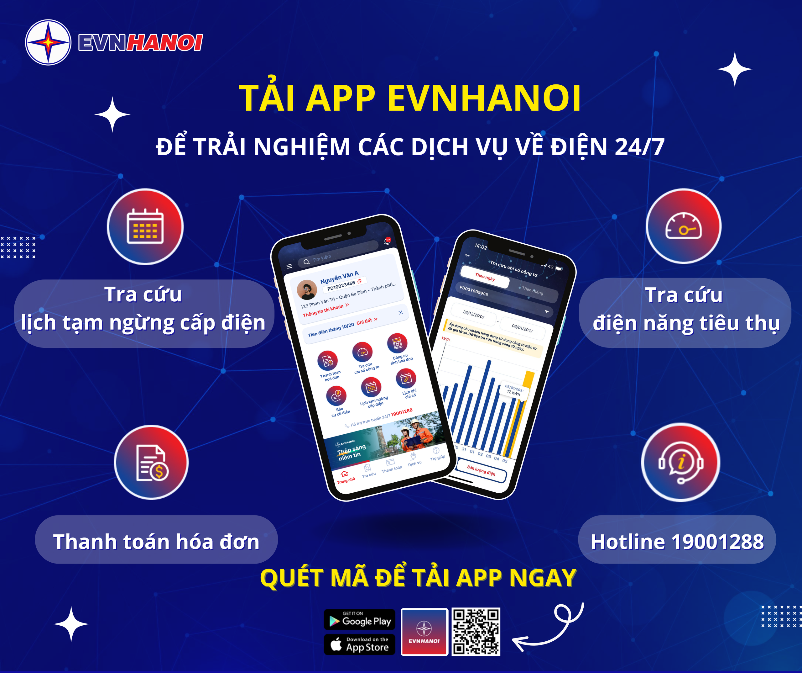 EVNHANOI hướng dẫn cách theo dõi, kiểm tra hóa đơn tiền điện - Ảnh 1.