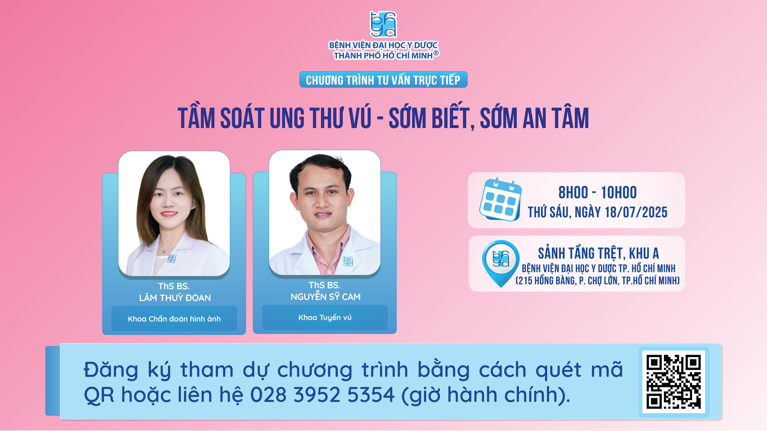 Tư vấn miễn phí về ung thư vú - Ảnh 1.