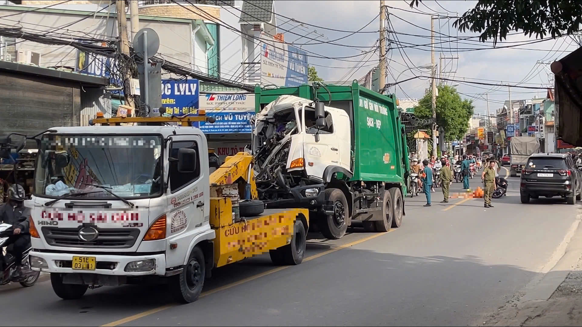 Tai nạn thương tâm trên đường Hà Huy Giáp, 1 người tử vong - Ảnh 1.