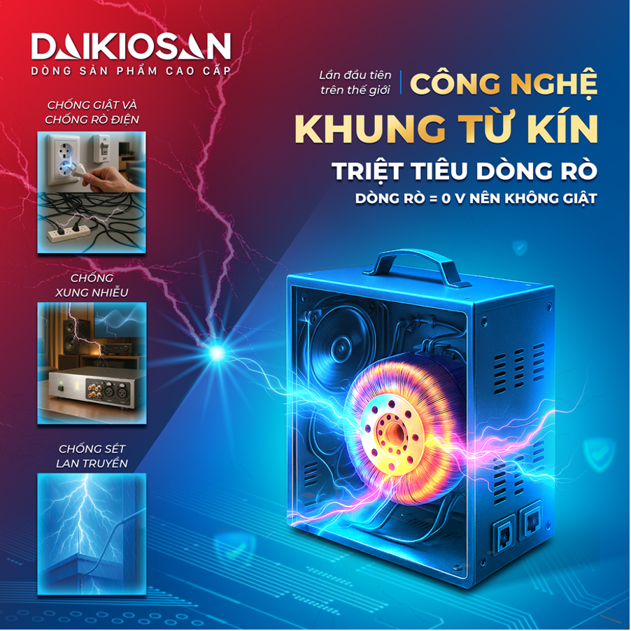Chống giật công nghệ khung từ kín: loại bỏ dòng rò, ngắt chập điện kịp thời - Ảnh 2. Chống giật công nghệ khung từ kín: loại bỏ dòng rò, ngắt chập điện kịp thời - Ảnh 2.