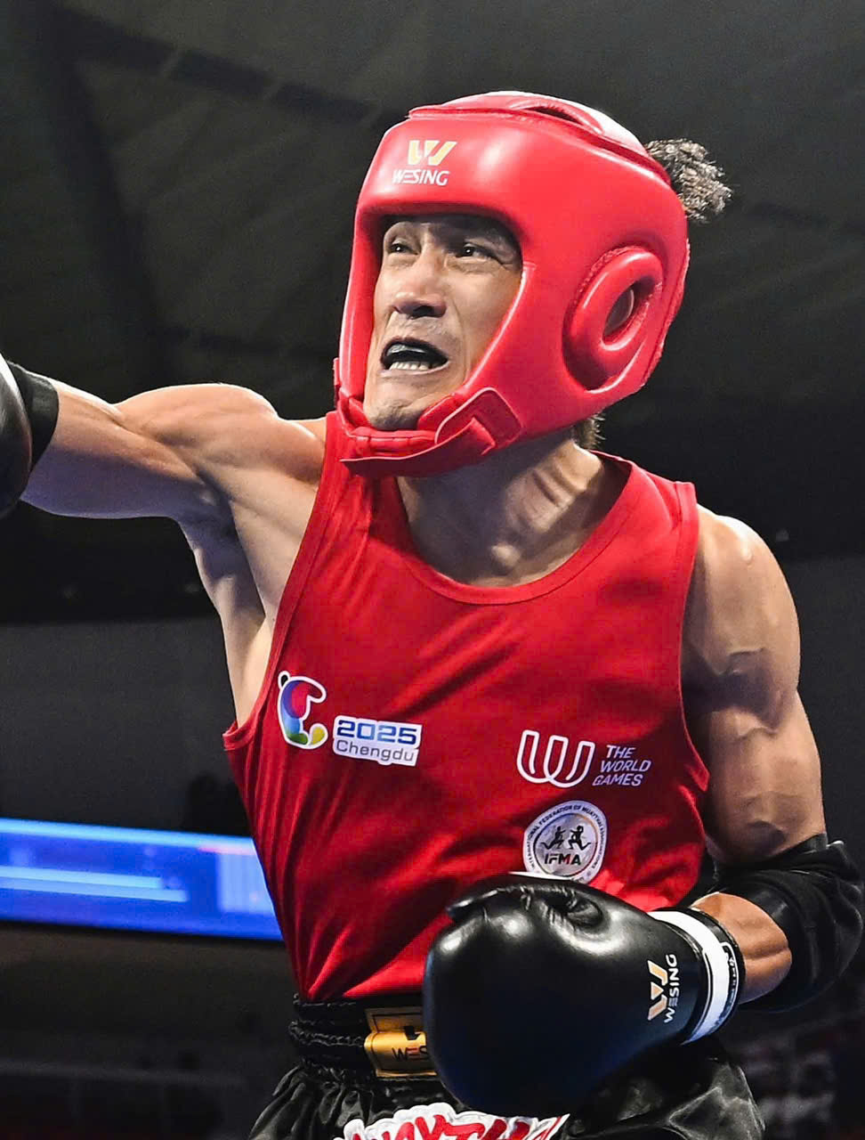 নগুয়েন ট্রান ডুই নাট খুশি কারণ সে বিশ্ব গেমসে তার সেরাটা খেলেছে - ছবি ২। Nguyễn Trần Duy Nhất hạnh phúc vì đã chơi hết mình tại World Games- Ảnh 2.