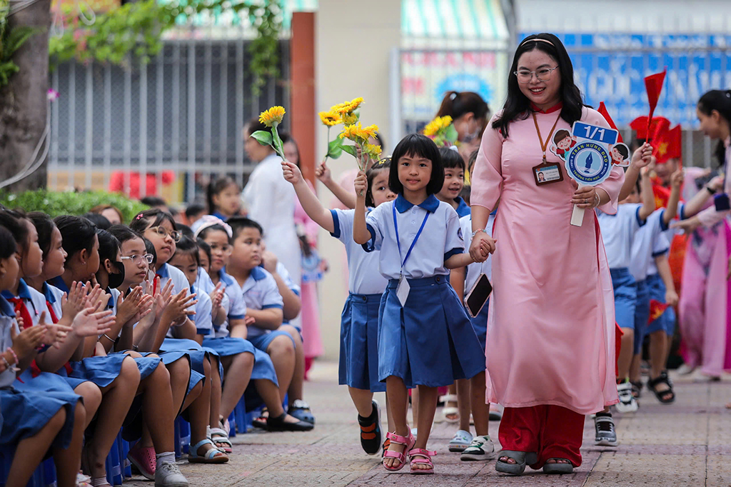 גיוס מורים בהו צ'י מין סיטי, לקראת שנת הלימודים 2025-2026 - תמונה 1. Tuyển dụng giáo viên TP . HCM Chuẩn bị cho năm học 2025 - 2026 - Ảnh 1.
