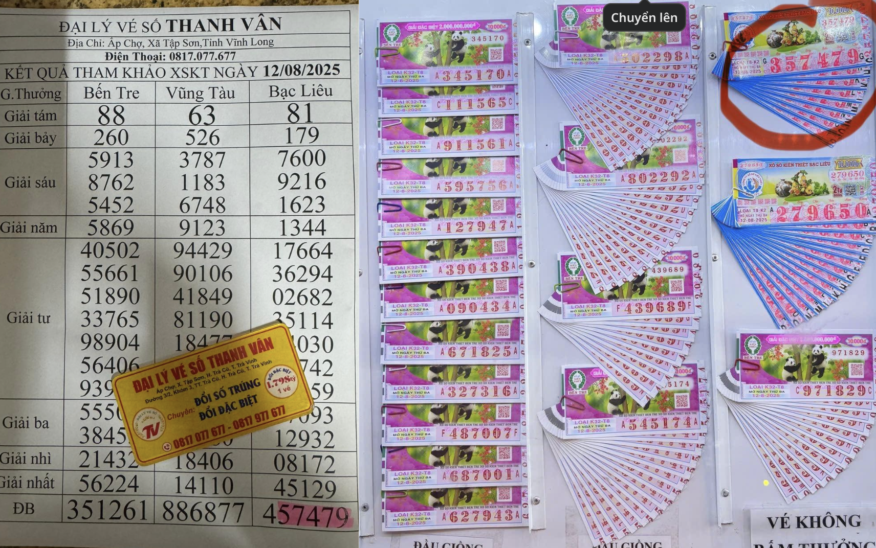 vé số giải 8 trúng bao nhiêu