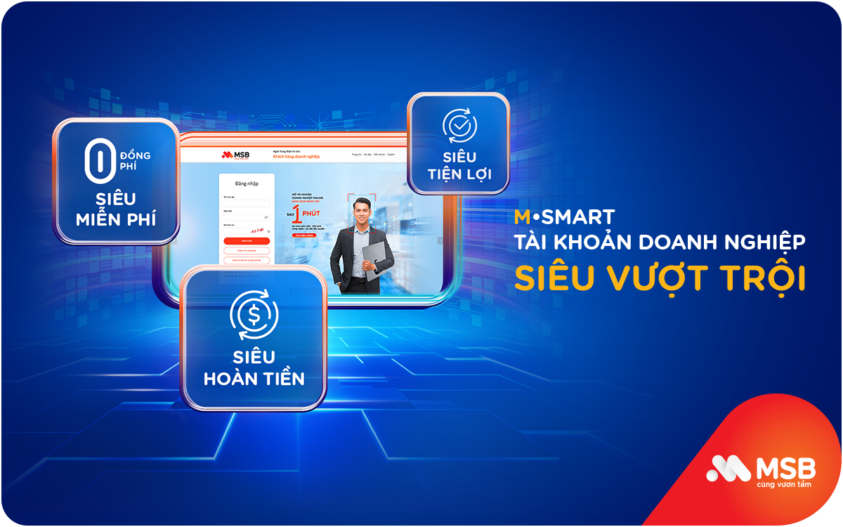 Doanh nghiệp tiết kiệm hàng chục triệu đồng mỗi tháng với gói tài khoản M-Smart - Ảnh 1.