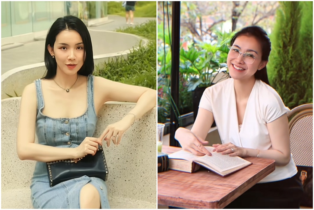 Hoa hậu Thùy Lâm khoe 2 con sở hữu chiều cao 'khủng' - Ảnh 2.