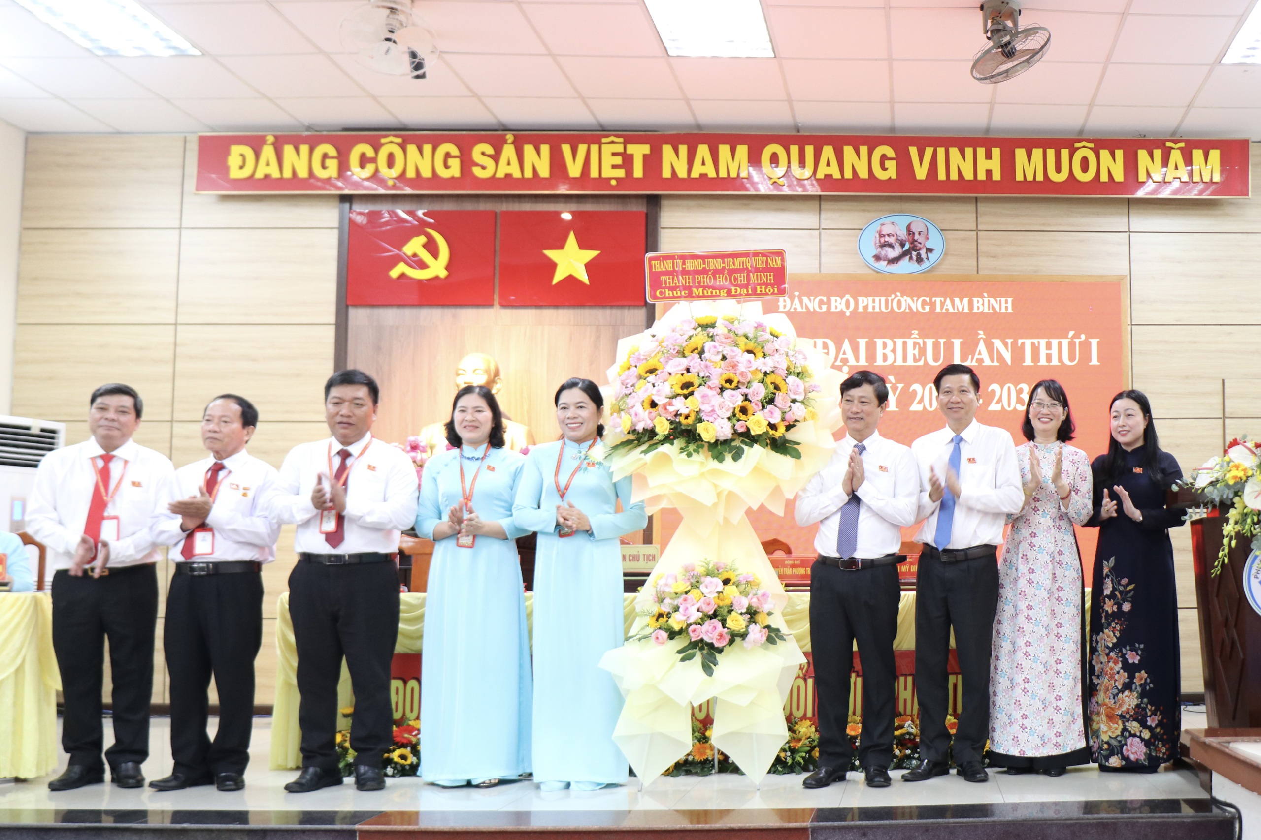 Đại hội phường Tam Bình - Ảnh 1.