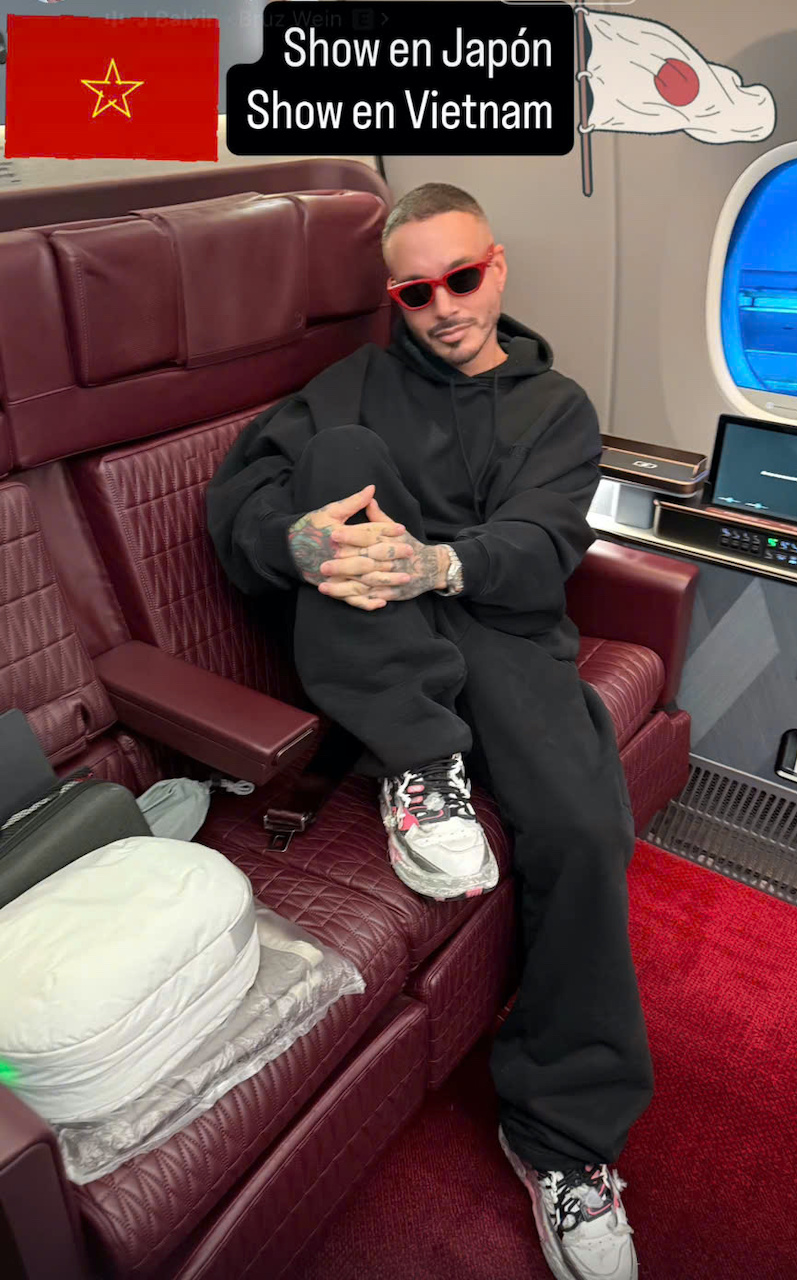 'Ông hoàng Reggaeton' J Balvin chào fan Việt, sẵn sàng cho đêm diễn ở Hà Nội  - Ảnh 2.