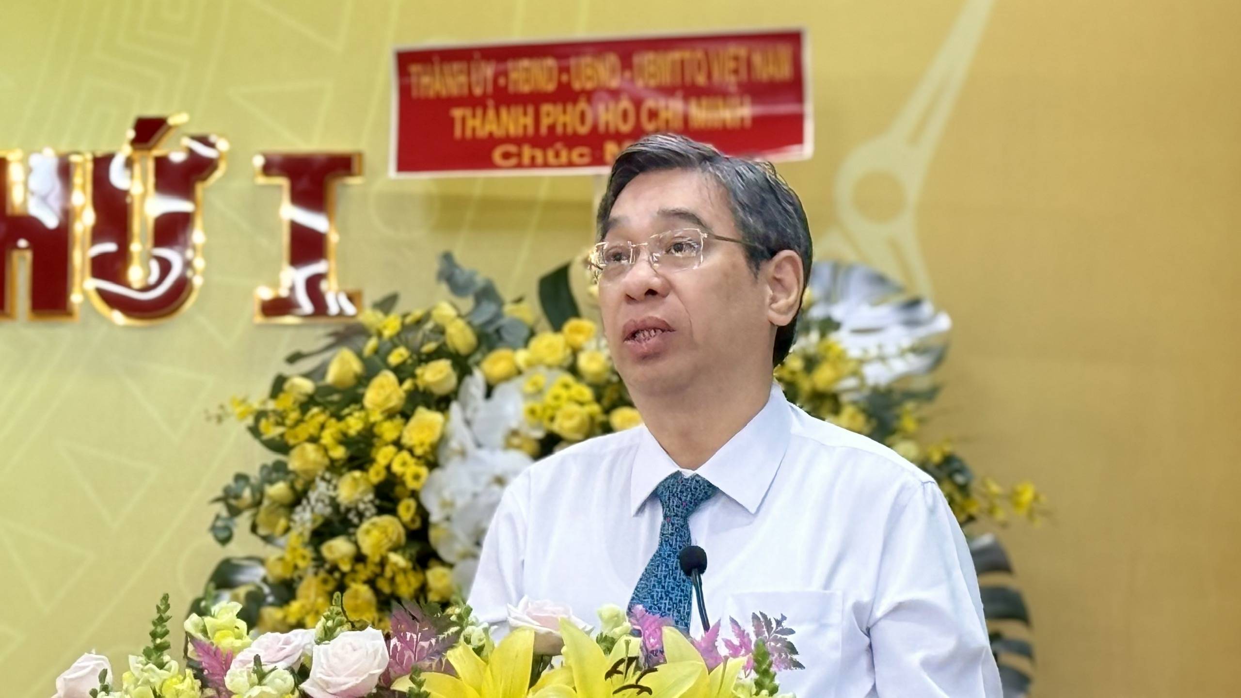 TP.HCM: Nguyên Chủ tịch nước Nguyễn Minh Triết dự đại hội Đảng bộ phường Phú An - Ảnh 4.