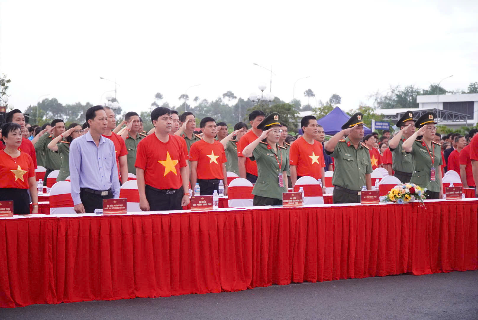 Khoảng 5.000 người ở Vĩnh Long đi bộ 'Cùng Việt Nam tiến bước'- Ảnh 1.