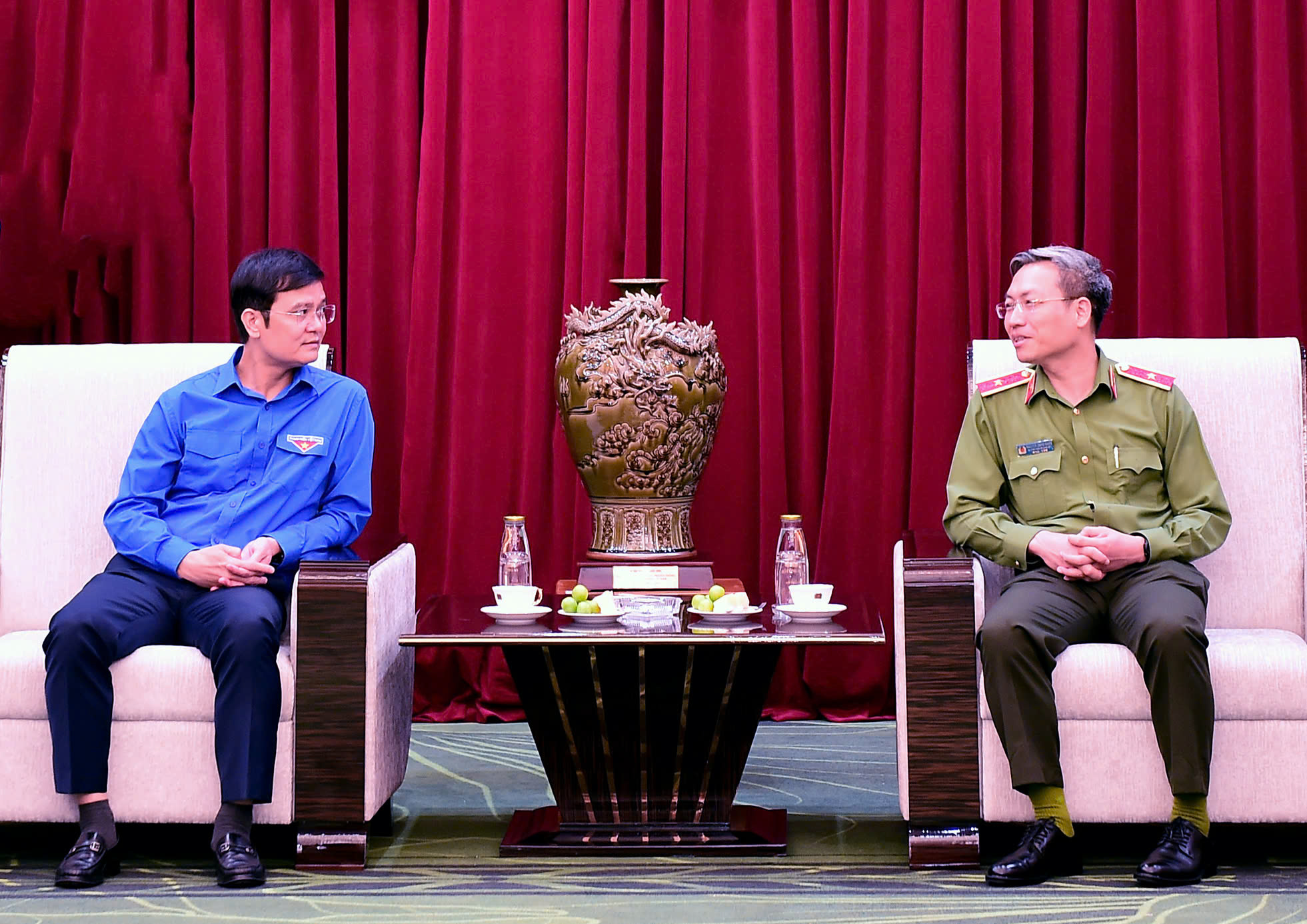 Anh Bùi Quang Huy chúc mừng Bộ Công an nhân kỷ niệm 80 năm ngày truyền thống - Ảnh 1.