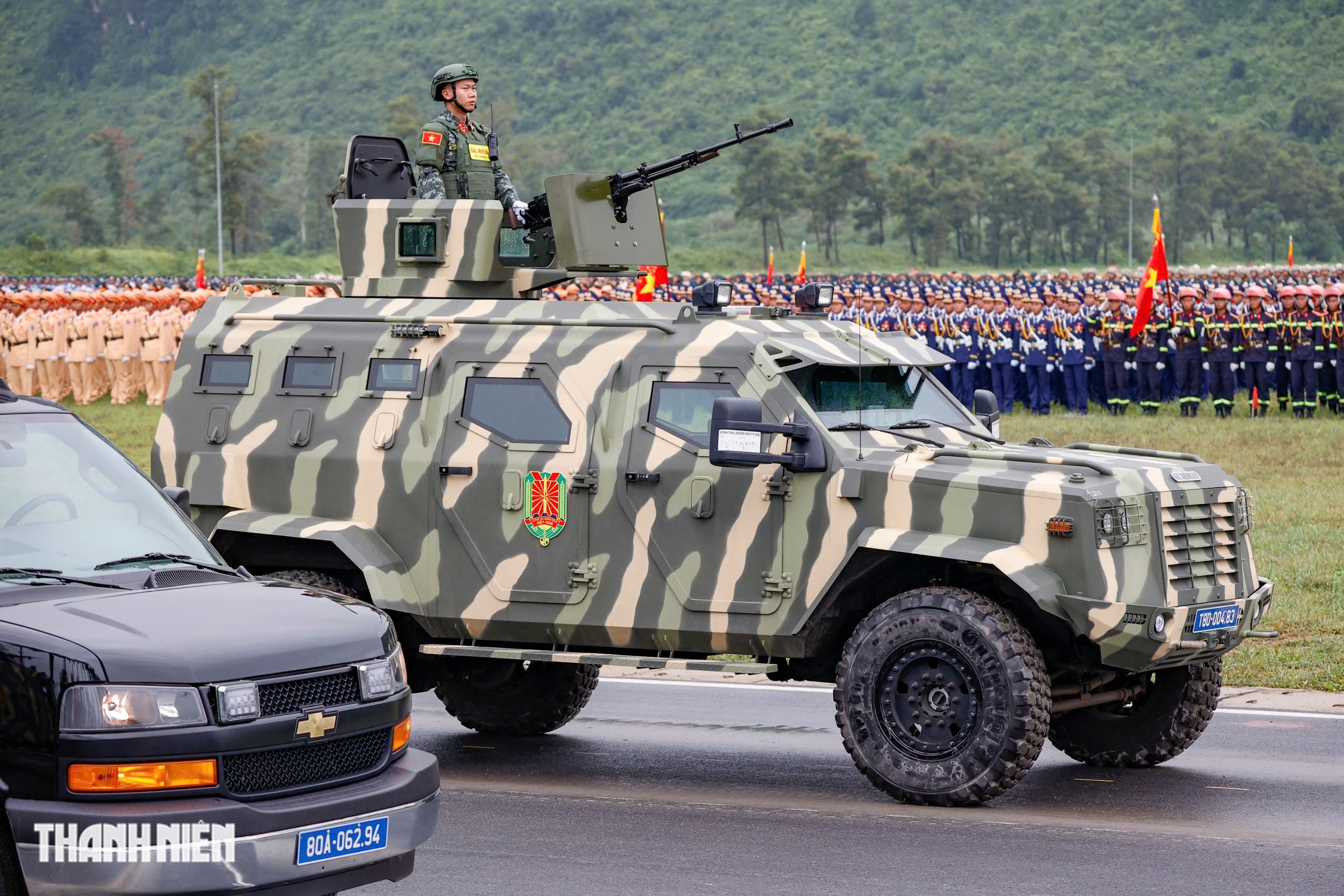 Ngắm dàn xe bọc thép và chống khủng bố tại diễu binh A80 của công an - Ảnh 7. Ngắm dàn xe bọc thép và chống khủng bố tại diễu binh A80 của công an - Ảnh 7.