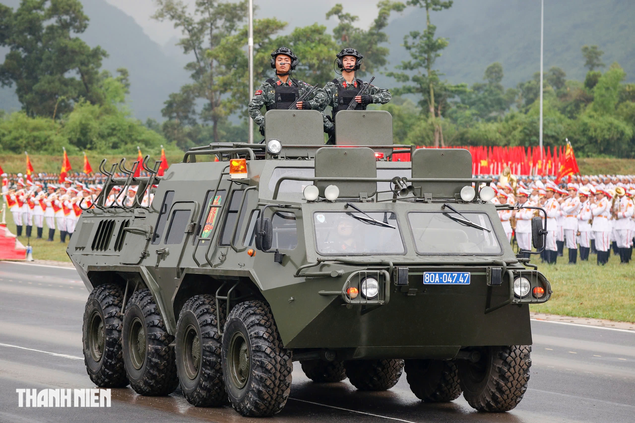 Ngắm dàn xe bọc thép và chống khủng bố tại diễu binh A80 của công an - Ảnh 17. Ngắm dàn xe bọc thép và chống khủng bố tại diễu binh A80 của công an - Ảnh 17.