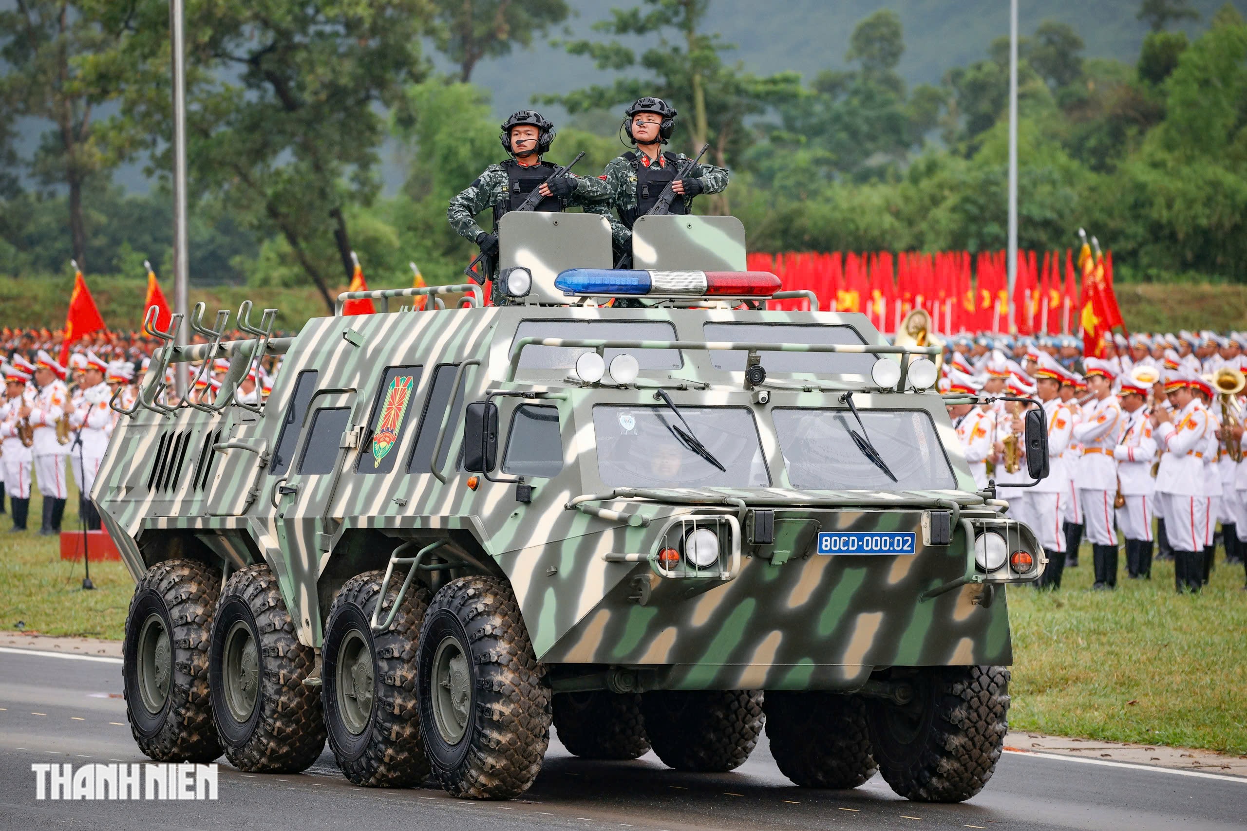 Ngắm dàn xe bọc thép và chống khủng bố tại diễu binh A80 của công an - Ảnh 16. Ngắm dàn xe bọc thép và chống khủng bố tại diễu binh A80 của công an - Ảnh 16.