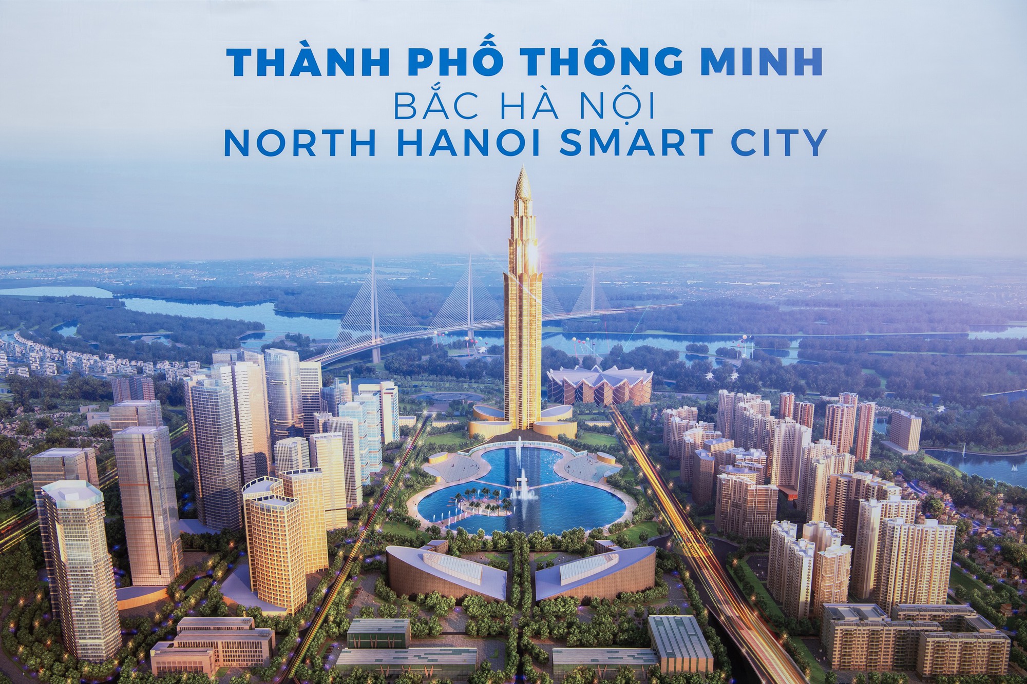 Chính thức khởi công dự án thành phố thông minh 4,2 tỉ USD tại Hà Nội- Ảnh 3. Chính thức khởi công dự án thành phố thông minh 4,2 tỉ USD tại Hà Nội- Ảnh 3.