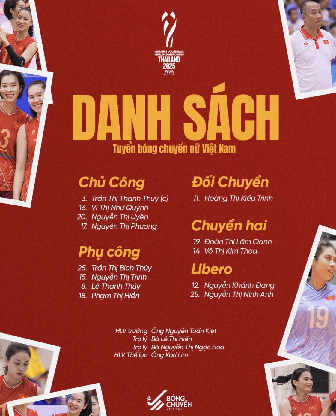 Pasukan bola tampar wanita Vietnam pergi ke Thailand untuk bersaing di kejohanan dunia, Bich Tuyen mendoakan kemenangan rakan sepasukannya - Foto 4. Đội tuyển bóng chuyền nữ Việt Nam sang Thái Lan đấu giải thế giới, Bích Tuyền chúc đồng đội chiến thắng- Ảnh 4.