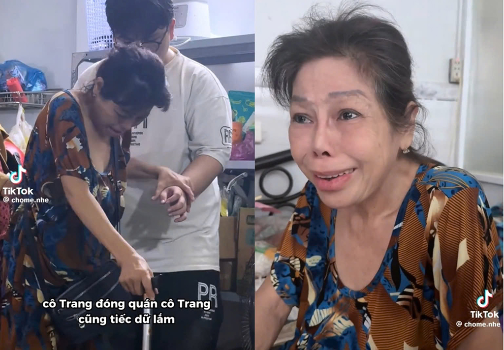 Majitel obchodu s mléčným čajem se při loučení se zákazníky rozplakal a dojal mnoho lidí - Foto 1. Bà chủ quán trà sữa bật khóc nói lời tạm biệt khách hàng khiến nhiều người xúc động - Ảnh 1.