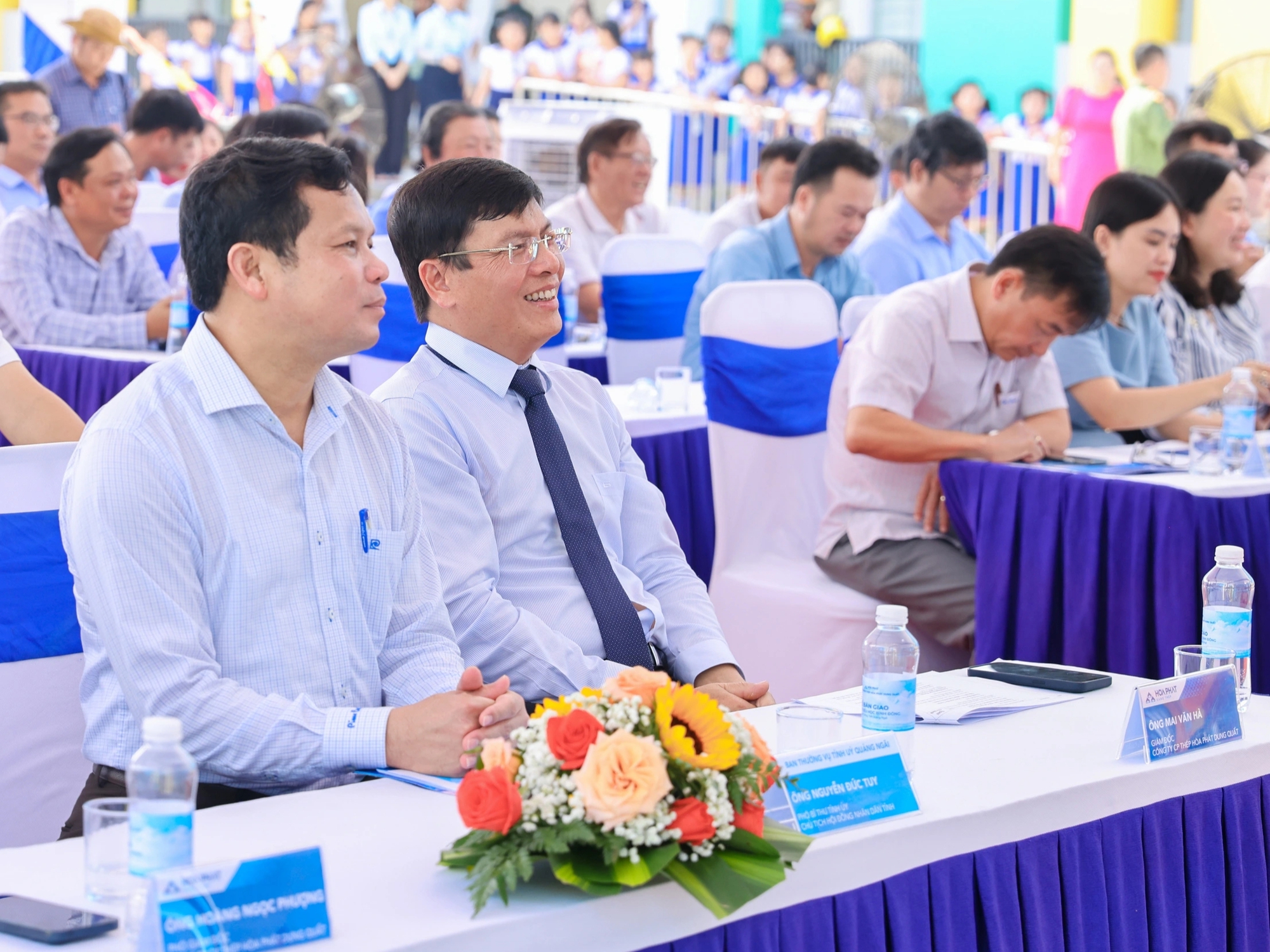 Khánh thành trường tiểu học hiện đại bậc nhất Quảng Ngãi - Ảnh 2.