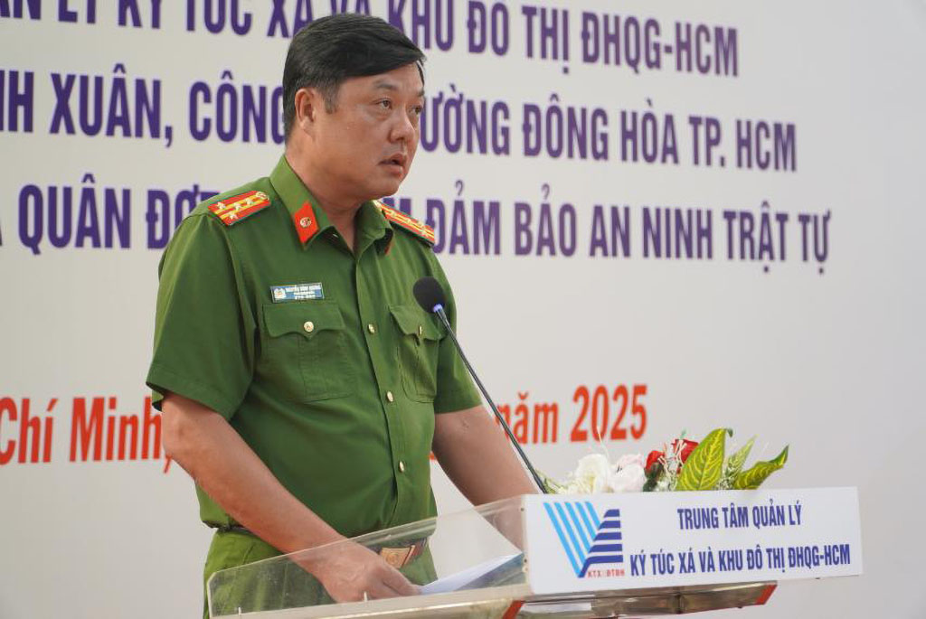 Bảo đảm an ninh cho sinh viên tại Khu đô thị ĐH Quốc gia TP . HCM - Ảnh 2.