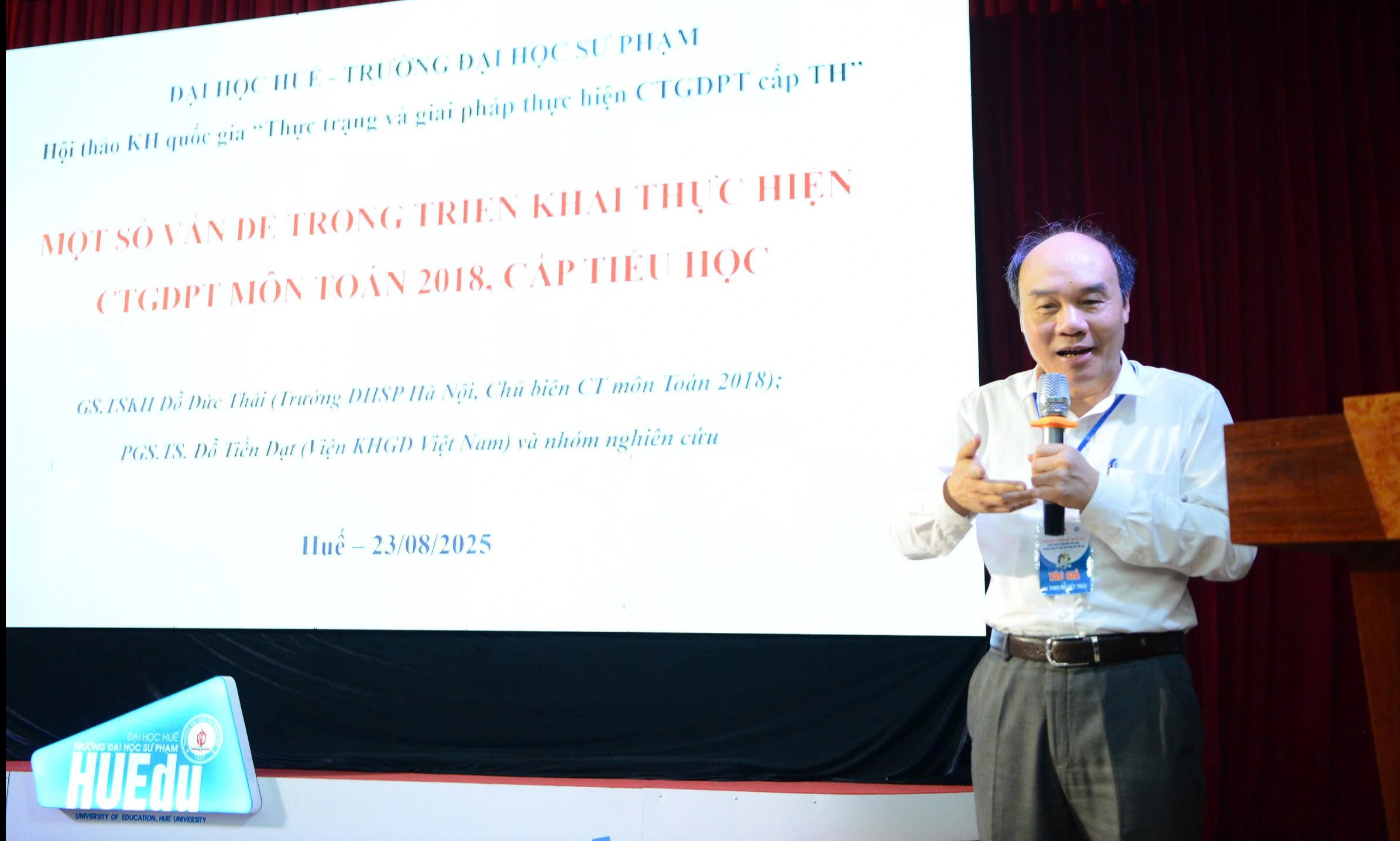 Profesor Nguyen Minh Thuyet menunjukkan kejayaan dan batasan Program Pendidikan Umum 2018 - Foto 4. GS Nguyễn Minh Thuyết chỉ ra thành công và hạn chế của chương trình GDPT 2018- Ảnh 4.