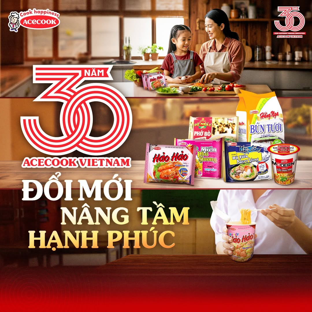 Acecook Việt Nam - Hành trình 30 năm gắn bó tinh hoa ẩm thực của người Việt - Ảnh 2.