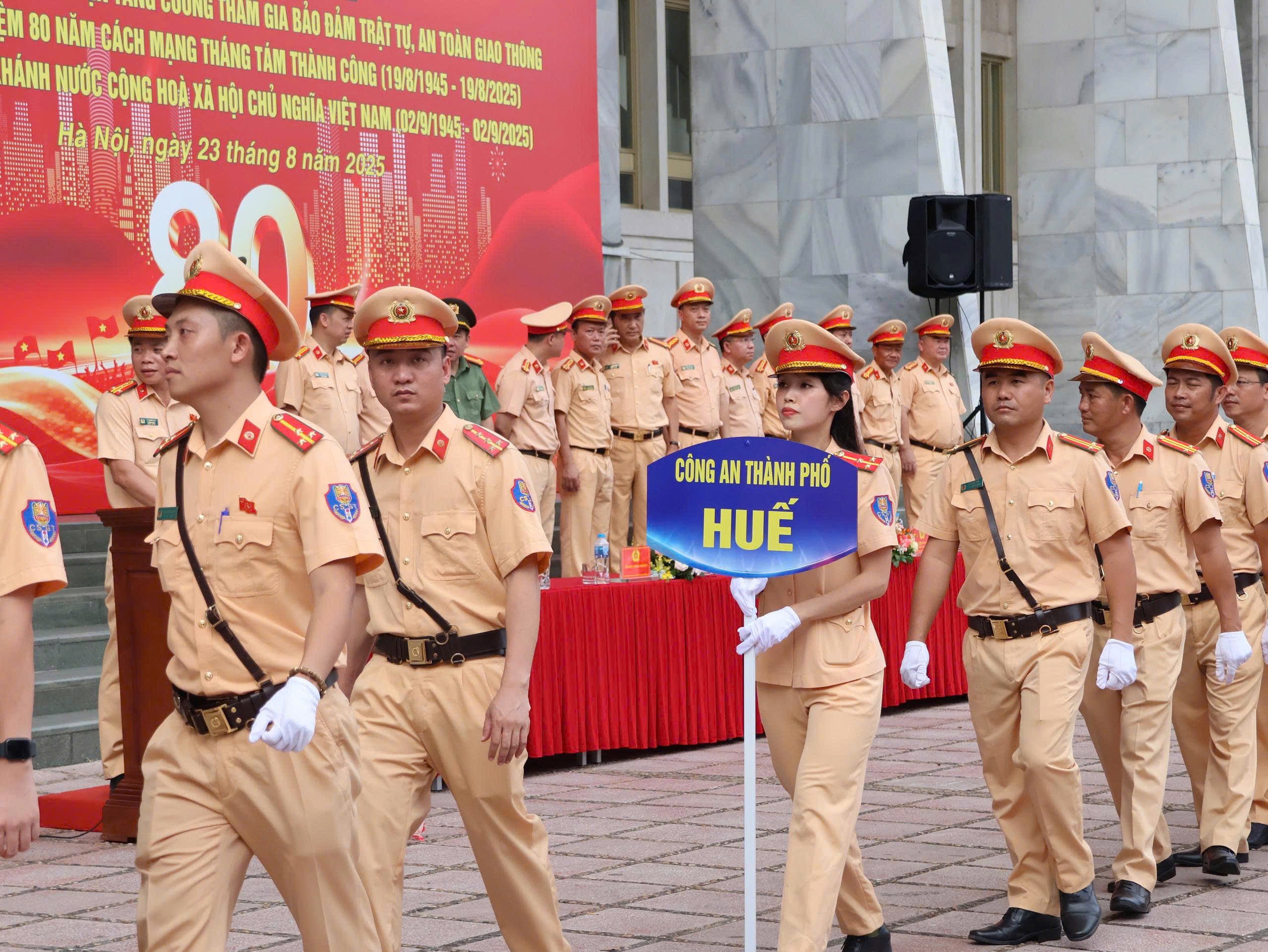 655 CSGT toàn quốc tăng cường về Hà Nội bảo vệ diễu binh, diễu hành A80- Ảnh 3. 655 CSGT toàn quốc tăng cường về Hà Nội bảo vệ diễu binh, diễu hành A80- Ảnh 3.
