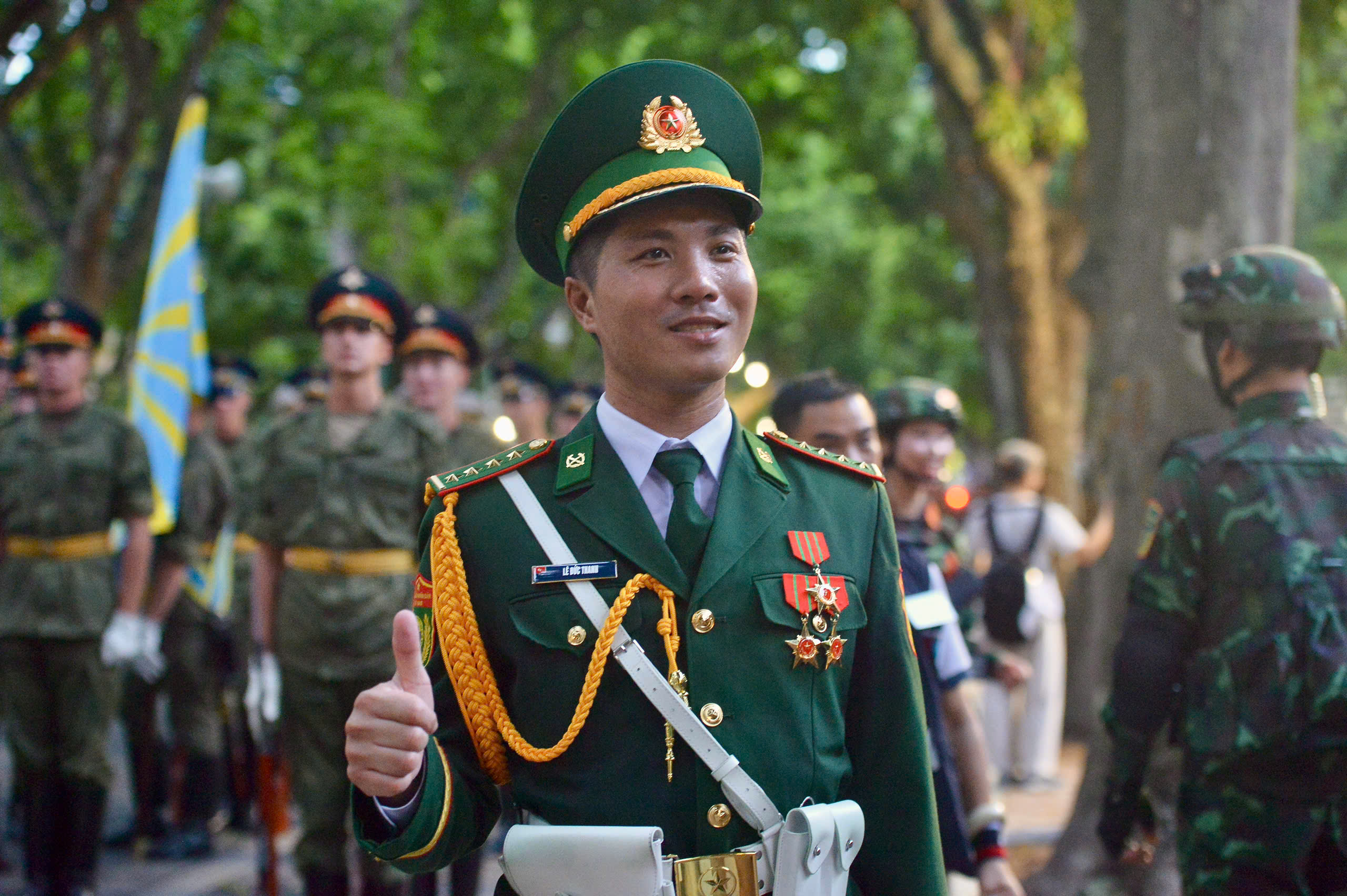 Các lực lượng tiến về Ba Đình sẵn sàng buổi hợp luyện - Ảnh 1.