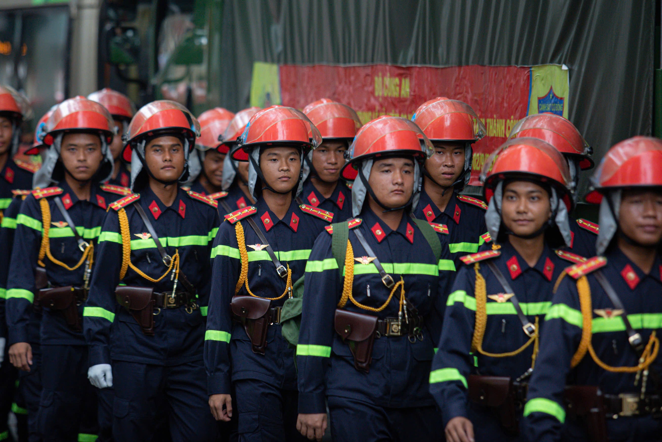 An ninh siết chặt, các lực lượng tiến về Ba Đình sẵn sàng tổng hợp luyện lần 2 - Ảnh 14.