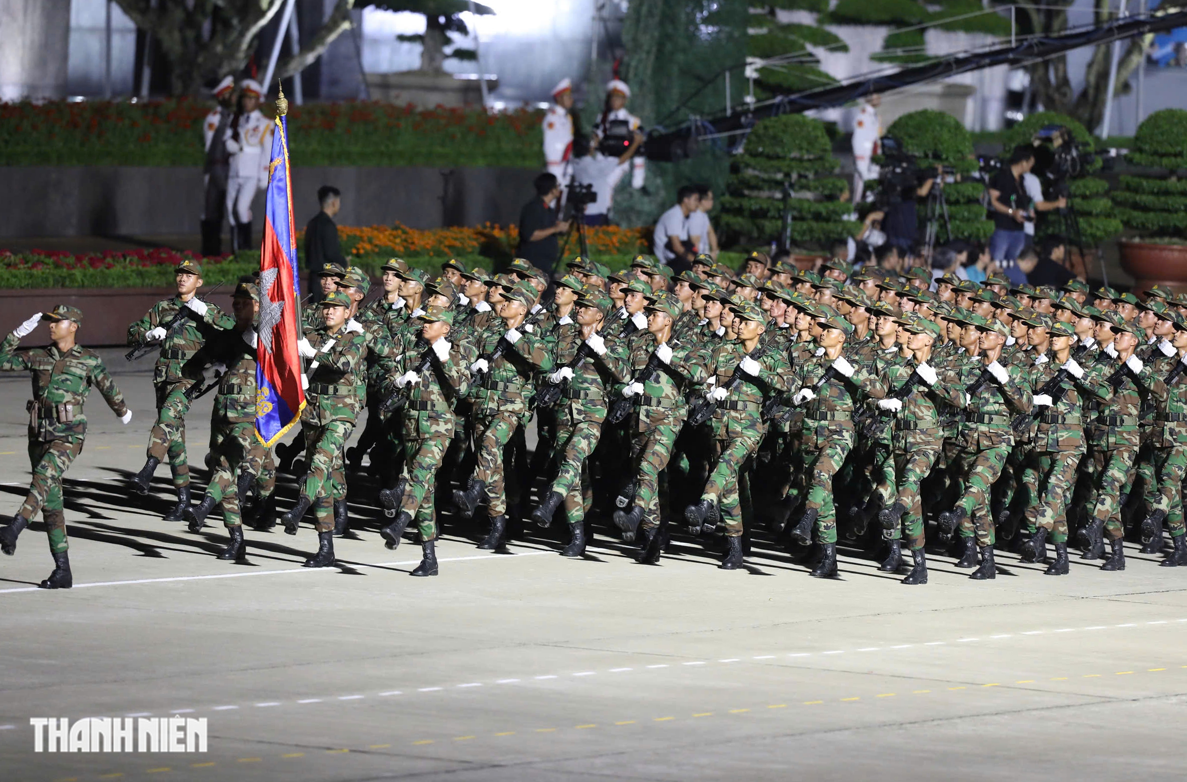 Quân nhân Nga , Lào , Campuchia tham gia diễu binh tại Quảng trường Ba Đình - Ảnh 10. Quân nhân Nga , Lào , Campuchia tham gia diễu binh tại Quảng trường Ba Đình - Ảnh 10.