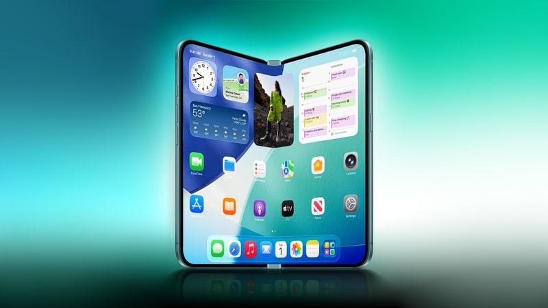 iPhone gập sẽ mang Touch ID trở lại và có tới 4 camera - Ảnh 1.