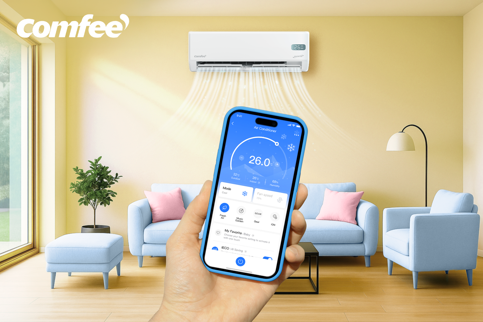 Điều hòa chạy 24/7 mà hóa đơn điện vẫn 'nhẹ tênh' - Bí quyết từ Comfee - Ảnh 1.