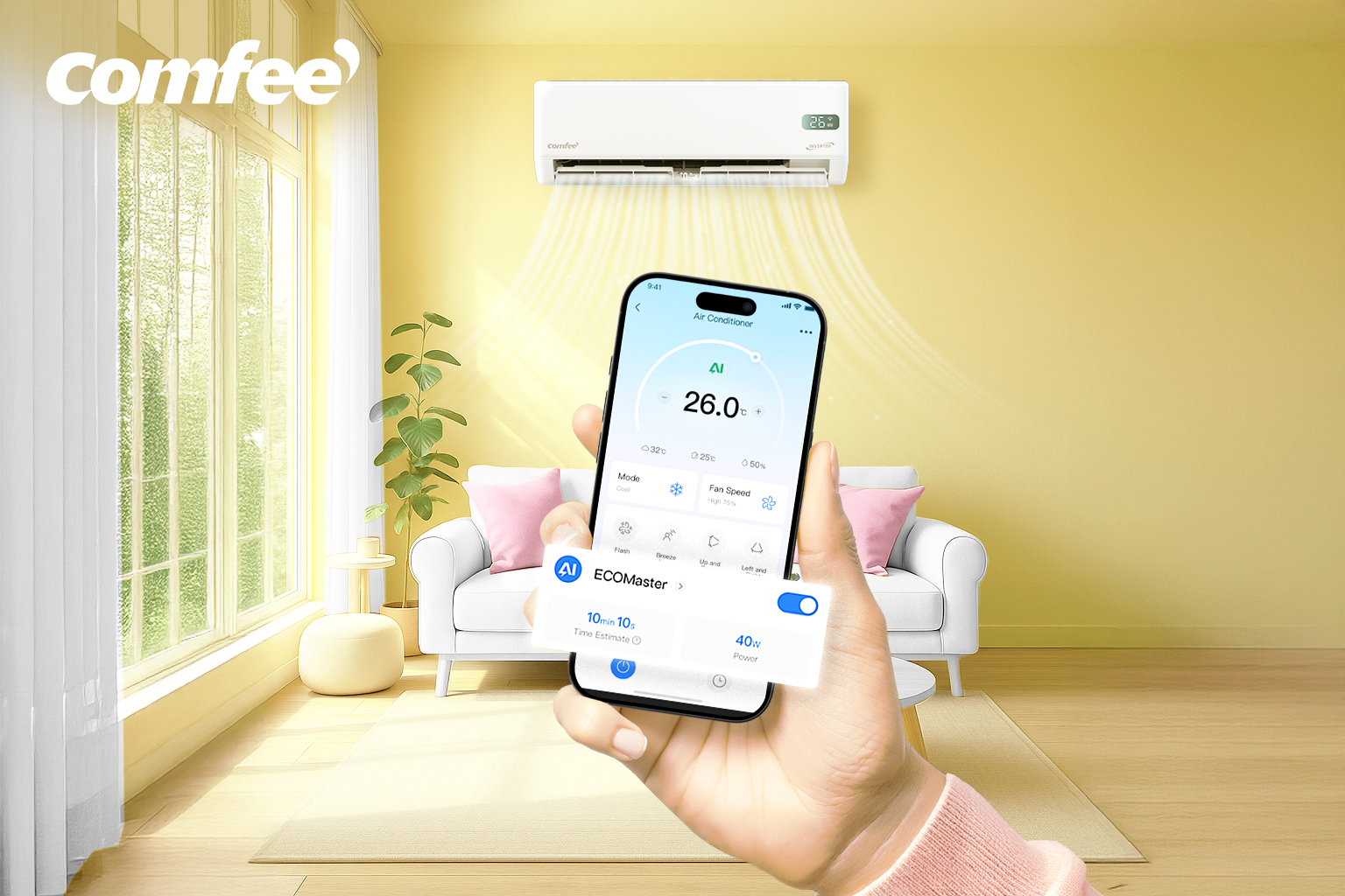 Điều hòa chạy 24/7 mà hóa đơn điện vẫn 'nhẹ tênh' - Bí quyết từ Comfee - Ảnh 2.