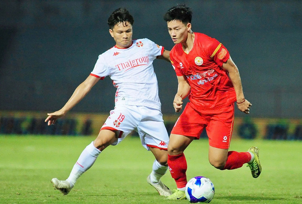 V-League match schedule today: Newcomers can cause shock against the defending champions - Photo 1. Lịch thi đấu V-League hôm nay: Tân binh có thể gây sốc trước đương kim vô địch- Ảnh 1.