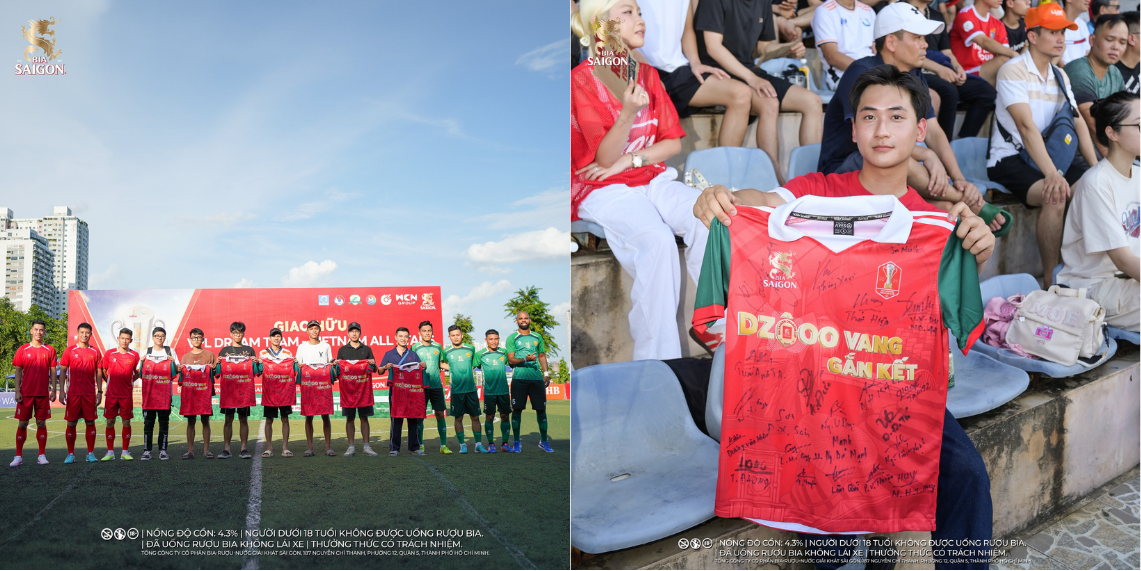 Bir Piala Naga Saigon 2025: Perjalanan untuk menyebarkan semangat perpaduan di setiap titik sentuhan - Foto 3. Bia Saigon Dragon Cup 2025: Hành trình lan tỏa tinh thần gắn kết trên mọi điểm chạm - Ảnh 3.