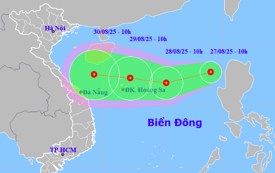 Biển Đông có áp thấp nhiệt đới, sóng cao 4 m- Ảnh 1. Biển Đông có áp thấp nhiệt đới, sóng cao 4 m- Ảnh 1.