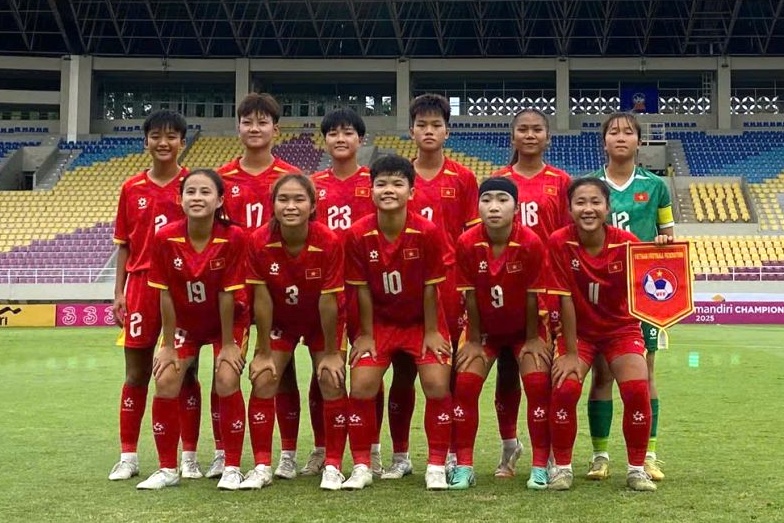 U.16 nữ Việt Nam thua Th&aacute;i Lan, quyết thắng trận tranh HCĐ- Ảnh 1.