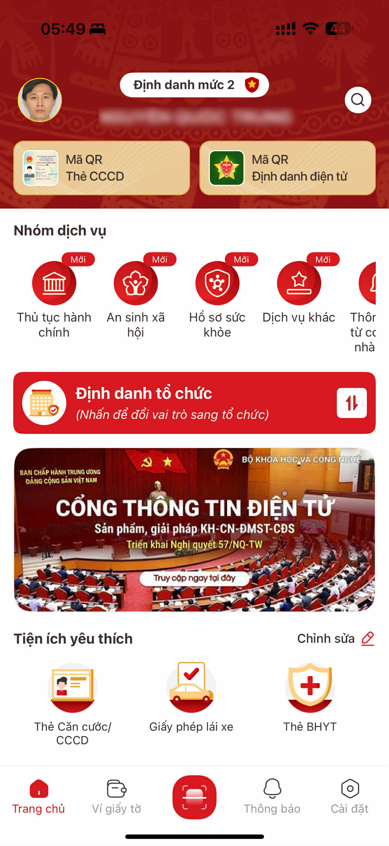 Các bước đăng ký tài khoản an sinh xã hội trên VNeID - Ảnh 1.