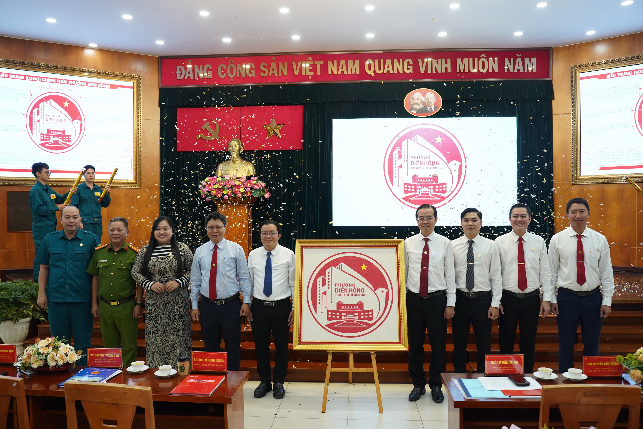 TP.HCM: Phường Diên Hồng lý giải ý nghĩa logo chính thức của phường- Ảnh 2.