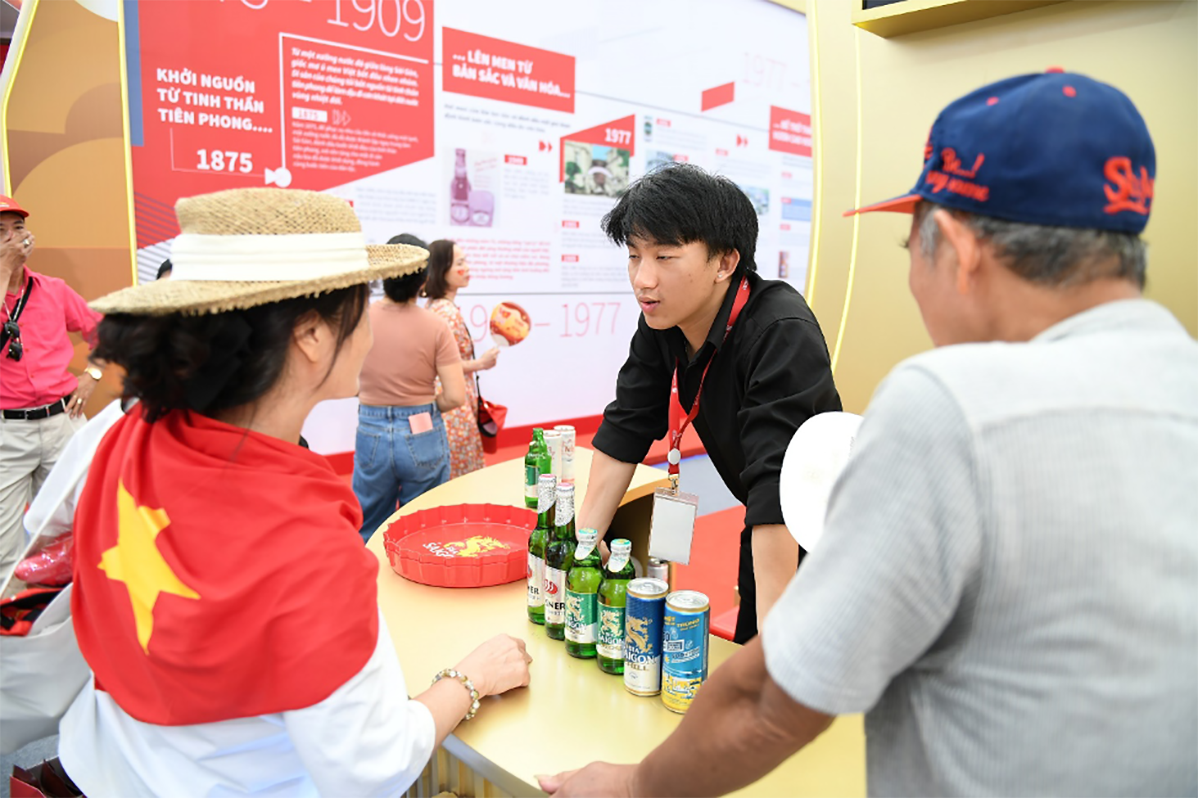 SABECO kỷ niệm 150 năm, lan tỏa cảm hứng tại Triển lãm Thành tựu đất nước 2025 - Ảnh 3.